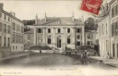 Ak Dreux Eure et Loir, Palais de Justice