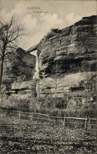 Ak Saverne Zabern Elsass Bas Rhin, Teufelsbrücke