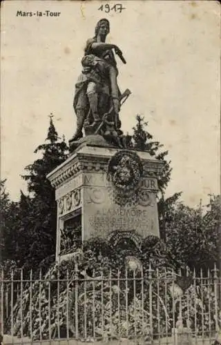 Ak Mars la Tour Lothringen Meurthe et Moselle, Denkmal