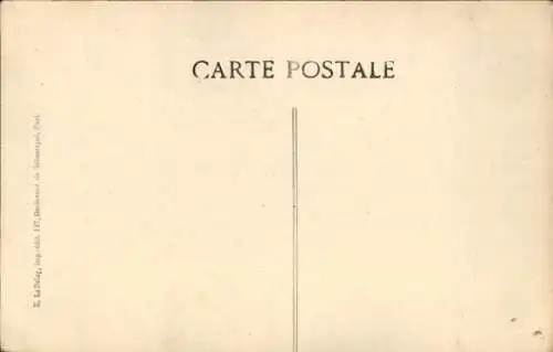 Ak Paris IX Opéra, Pariser Oper, großes Treppenhaus mit Statuen und Säulen