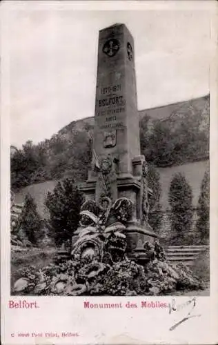 Ak Belfort Beffert Beffort Territoire de Belfort, Monument des Mobiles