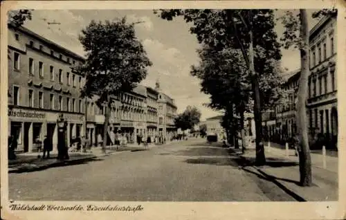 Ak Eberswalde im Kreis Barnim, Eisenbahnstraße