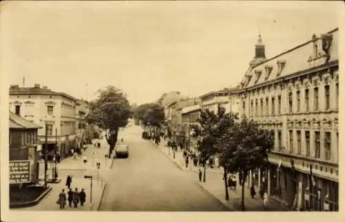 Ak Eberswalde im Kreis Barnim, Bahnhofstraße