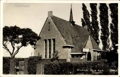 Ak Waubach Limburg Niederlande, Hervormde Kerk