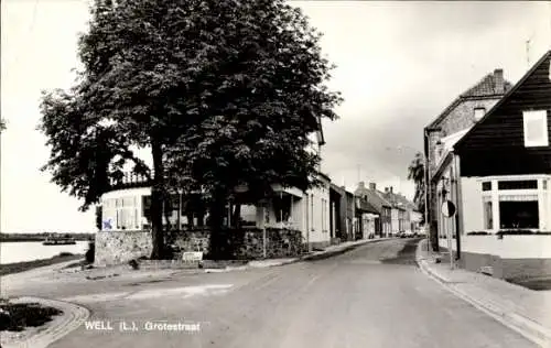 Ak Well Limburg Niederlande, Grotestraat