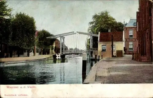 Ak Maarssen Utrecht, Vecht, Brücke