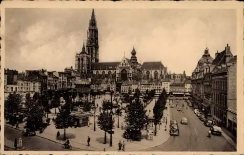 CPA Anvers Anvers Flandre, Place Verte