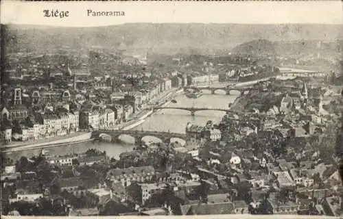 Ak Liège Lüttich Wallonien, Panorama