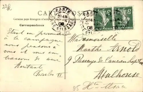 Ak Sandsteinbruch in Argenteuil Frankreich