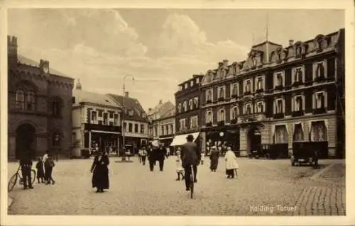 Ak Dänemark, Marktplatz