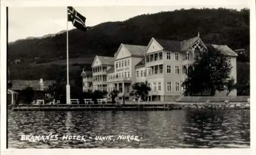 Ak Ulvik Hardanger Norwegen, Brakanes-Hotel