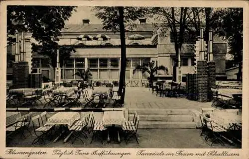 Ak Berlin Köpenick Oberschöneweide, Blumengarten, Ostendstraße 11-13, Inh. H. Gärtig