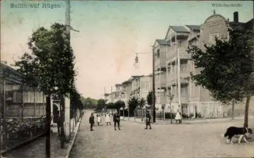 Ak Ostseebad Sellin auf Rügen, Wilhelmstraße