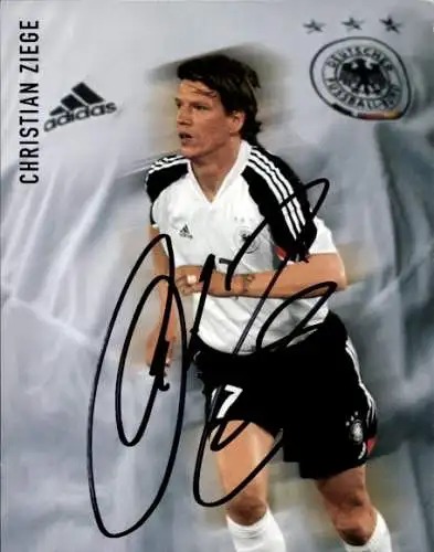 Ak Fußballspieler Christian Ziege, Autogramm