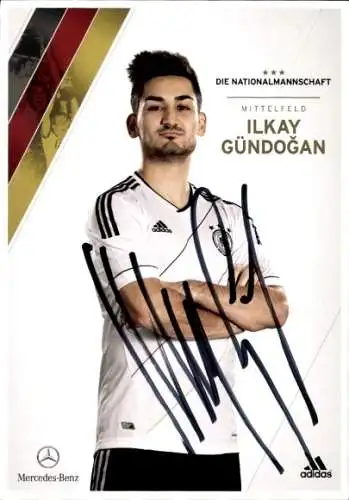 Autogrammkarte Fußballspieler Ilkay Gündogan, Nationalmannschaft