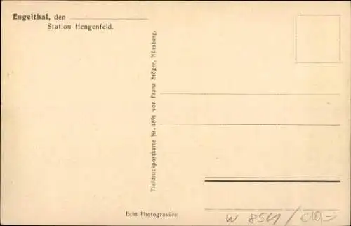 Ak Engelthal in Mittelfranken Bayern, Gesamtansicht