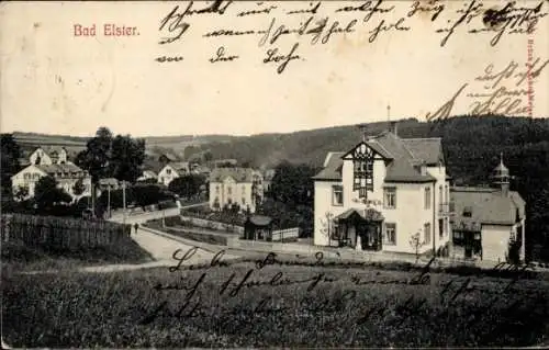 Ak Bad Elster im Vogtland, Teilansicht