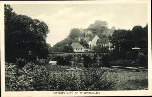 Ak Trendelburg in Hessen, Am Reinhardswald, Brücke