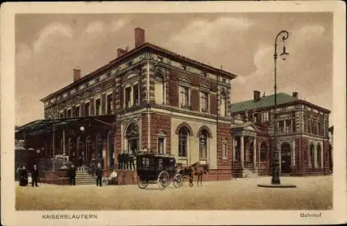 Ak Kaiserslautern in der Pfalz, Bahnhof