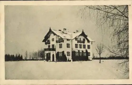 Foto Ak Deutschland, Villa, Winter, Schnee