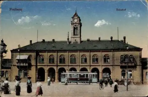 Ak Freiburg im Breisgau, Bahnhof