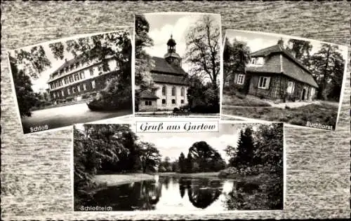 Ak Gartow im Wendland, Schloss, Buchhorst