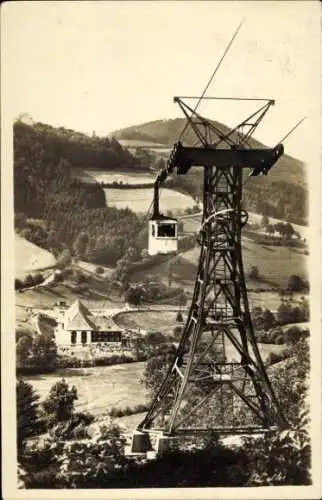 Ak Freiburg im Breisgau, Schauinsland-Schwebebahn