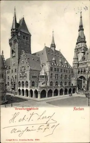 Ak Aachen, Verwaltungsgebäude