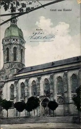 Ak Kandel in der Pfalz Bienwald, Kirche