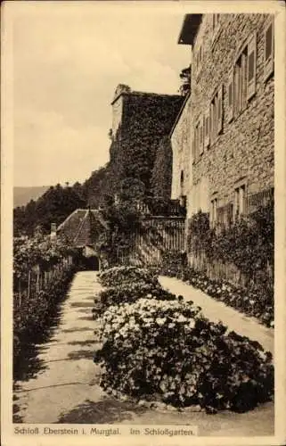 Ak Ebersteinburg Baden Baden am Schwarzwald, Schlossgarten