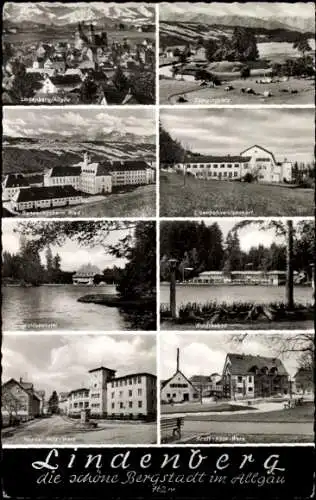 Ak Lindenberg im Allgäu Schwaben, Waldseehotel, Waldseebad