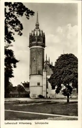 Ak Lutherstadt Wittenberg, Schlosskirche