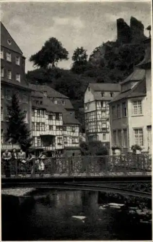 Ak Monschau Montjoie in der Eifel, Rotes Haus, Haller