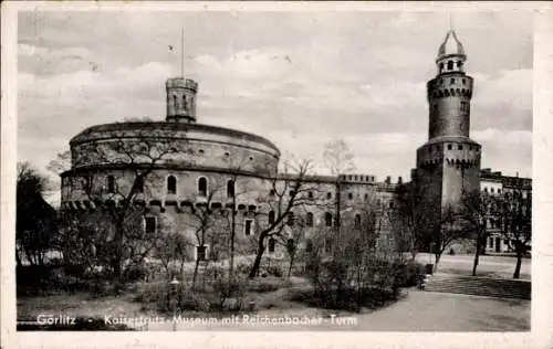 Ak Görlitz in der Lausitz, Kaisertrutz-Museum, Reichenbach-Turm