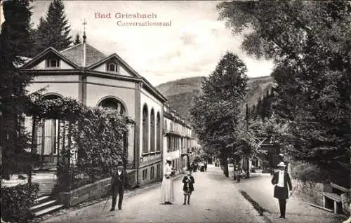 Ak Bad Griesbach im Schwarzwald, Konversationssaal