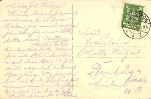 Ak Güstrow in Mecklenburg, Schloss Güstrow