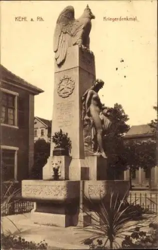 Ak Kehl am Rhein, Kriegerdenkmal