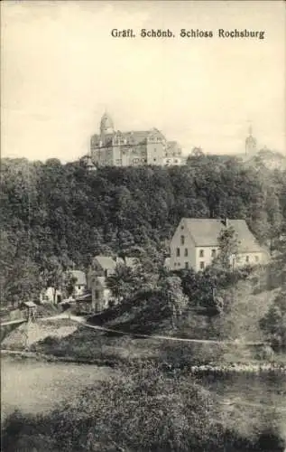 Ak Rochsburg Lunzenau in Sachsen, Schloss Rochsburg