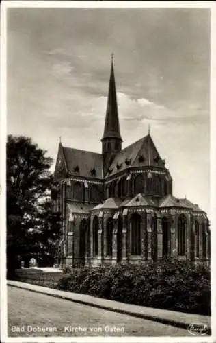 Ak Bad Doberan in Mecklenburg, Kirche von Osten