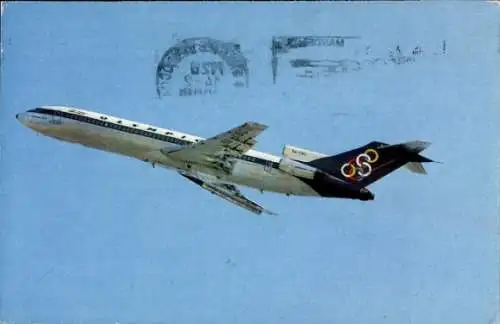 Ak Griechisches Passagierflugzeug Boeing 727-200, Olympic Airways