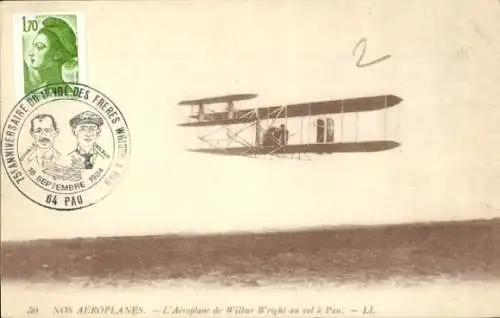 Ak Nos Aéroplanes, L'Aéroplane de Wilbur Wright en vol