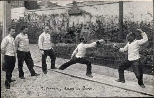 Ak Pompiers, Assaut au fleuret