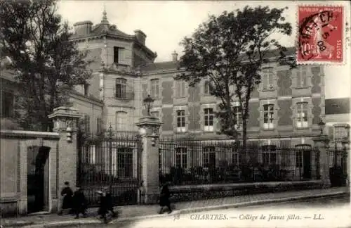 Ak Chartres Eure et Loir, College de Jeunes filles