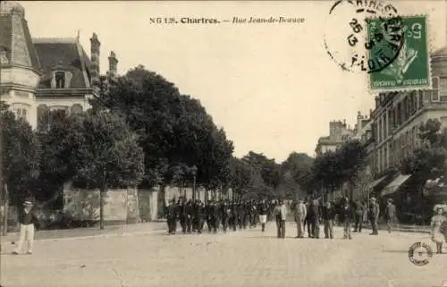 Ak Chartres Eure et Loir, Rue Jean de Beauce