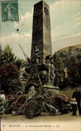 Ak Belfort Beffert Beffort Territoire de Belfort, Monument des Mobiles