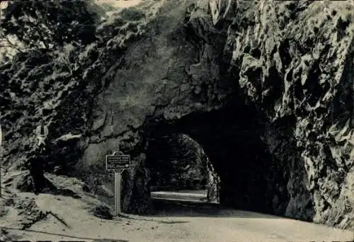 Ak Xonrupt Longemer Lothringen Vosges, Teufelsfelsen