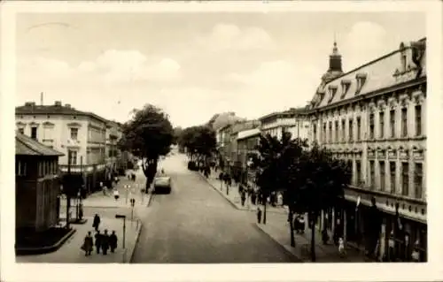 Ak Eberswalde im Kreis Barnim, Bahnhofstraße