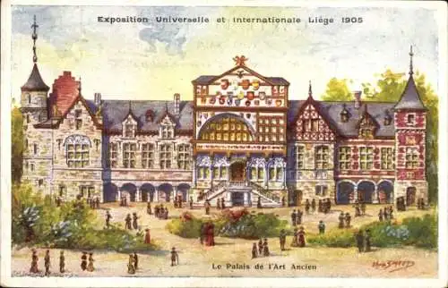 Künstler Ak Liège Lüttich Wallonien, Expo, Weltausstellung 1905