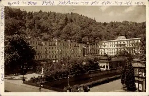 Ak Karlovy Vary Karlsbad Stadt, Grandhotel Popp