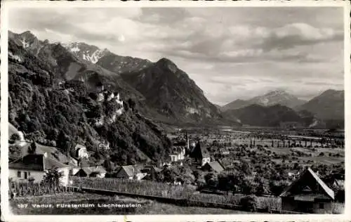 Ak Vaduz Liechtenstein, Gesamtansicht